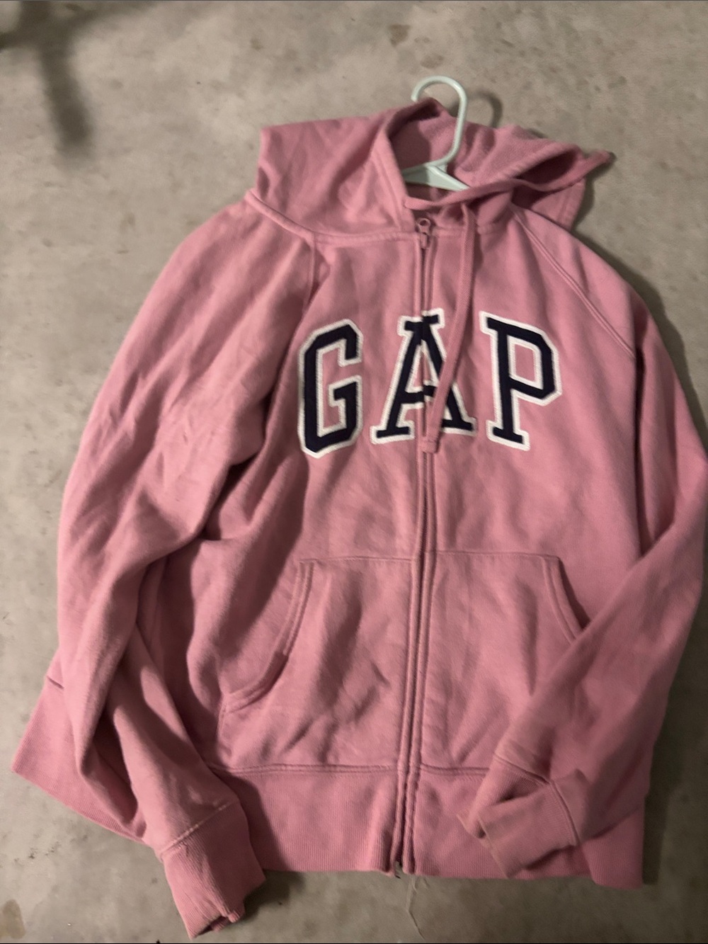 GAP Pink Full-Zip Hoodie Jacket